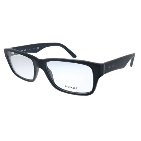 prada autentici pr 16mv nero 1ab1o1|Prada Heritage PR 16MV Rectangle Eyeglasses .